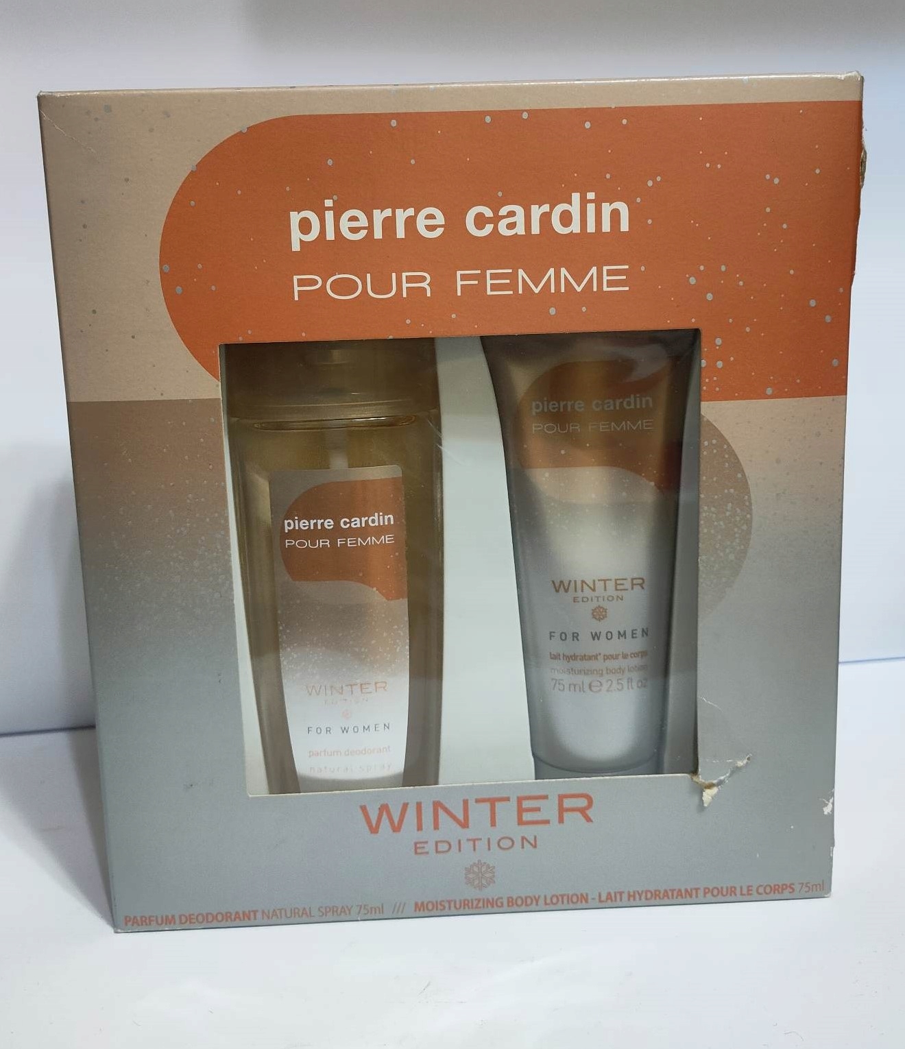 Nová Unikátní Sada Pierre Cardin Pour Femme 75 ML Pds 75 ML Body Lot