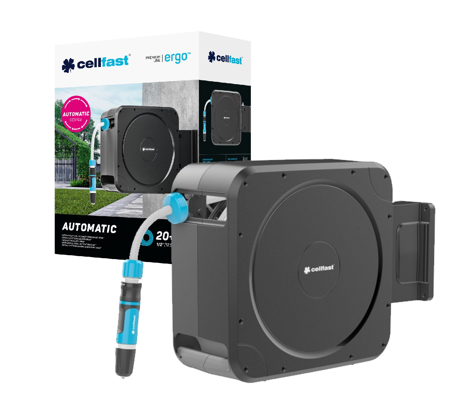 

Cellfast Automatyczny Zwijacz Węża Ogrodowego Ergo