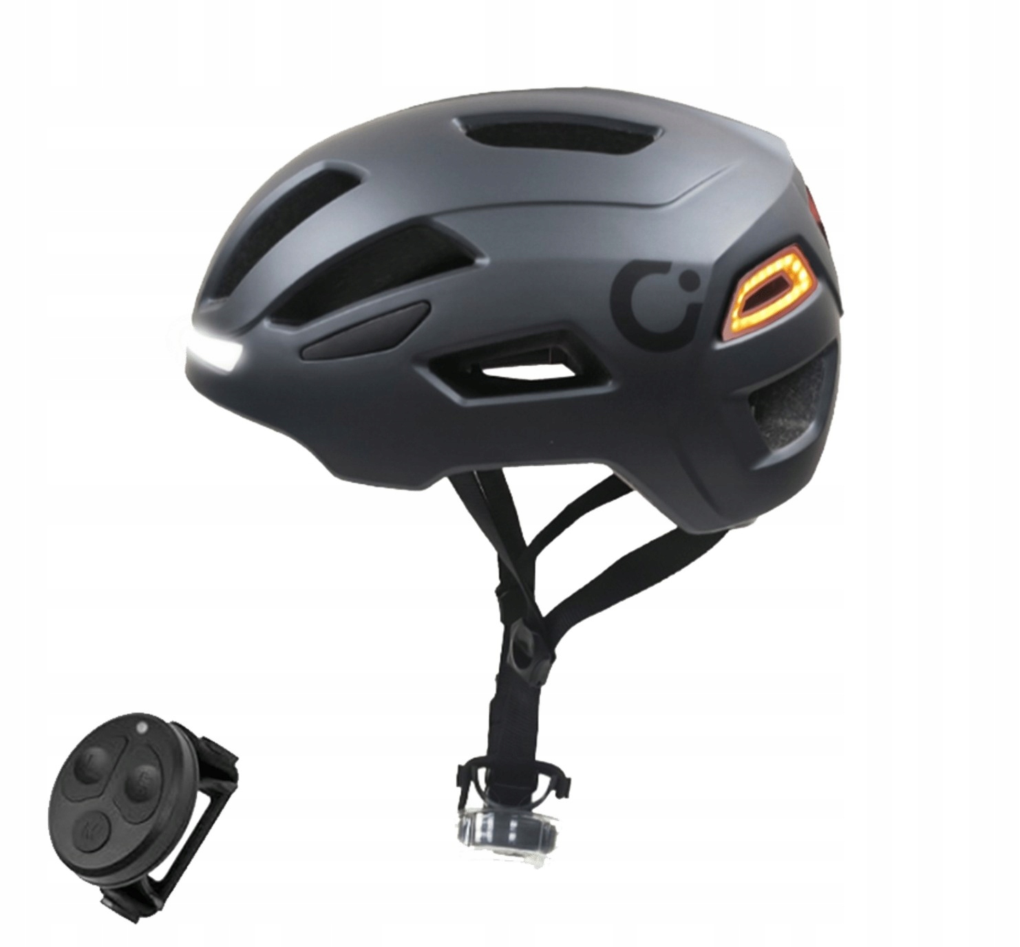 Kask Rowerowy Cecotec BrainGuard Flash S-m Pilot Diody Led Czarny