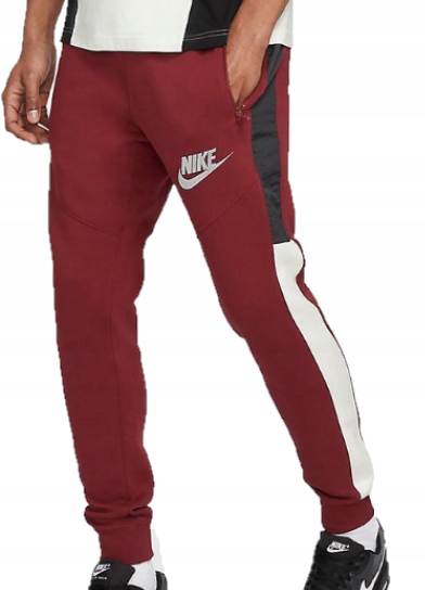 Męskie Spodnie Nike Jogger Hybrid Fleece Zwężane DO7232-677 r. L