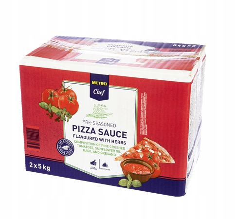 Levně Metro Chef Omáčka na pizzu 2 x 5 kg