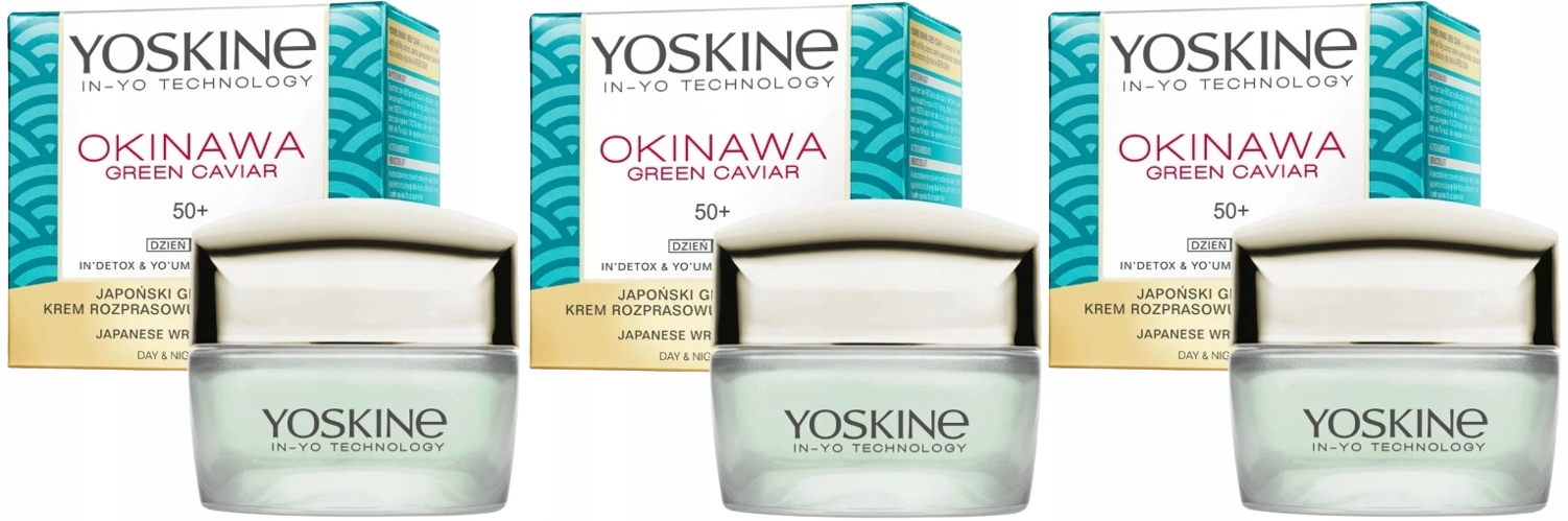 3 x Dax Yoskine Okinawa Green Caviar Denní a noční krém 50+ Zbarvení