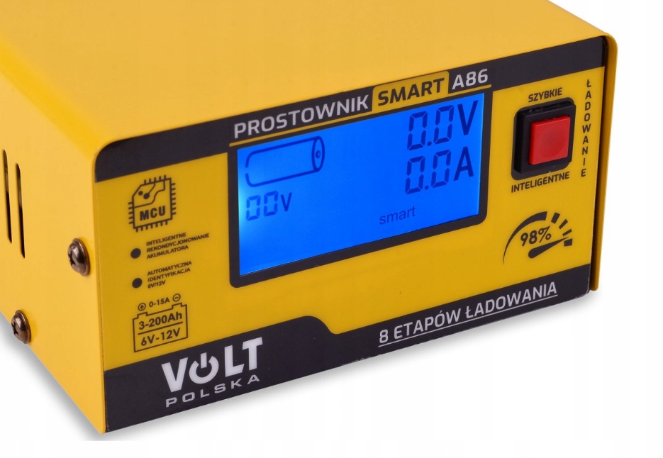 Микропроцессорный выпрямитель VOLT 6V 12V 15A pulse