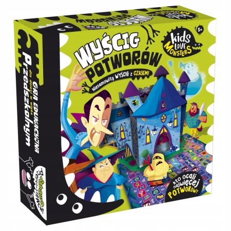 Gra Edukacyjna Kids Love Monsters Wyścigi Potworów Dla Dzieci Lisciani