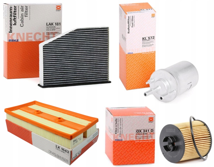 341D - КОМПЛЕКТ ФИЛЬТРОВ VW GOLF V 1.6 FSI