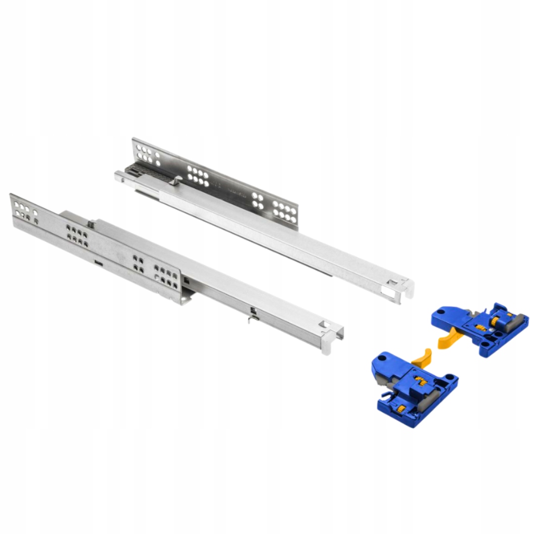 Prowadnice MODERN SLIDE L-600 cichy domyk, pełny wysuw