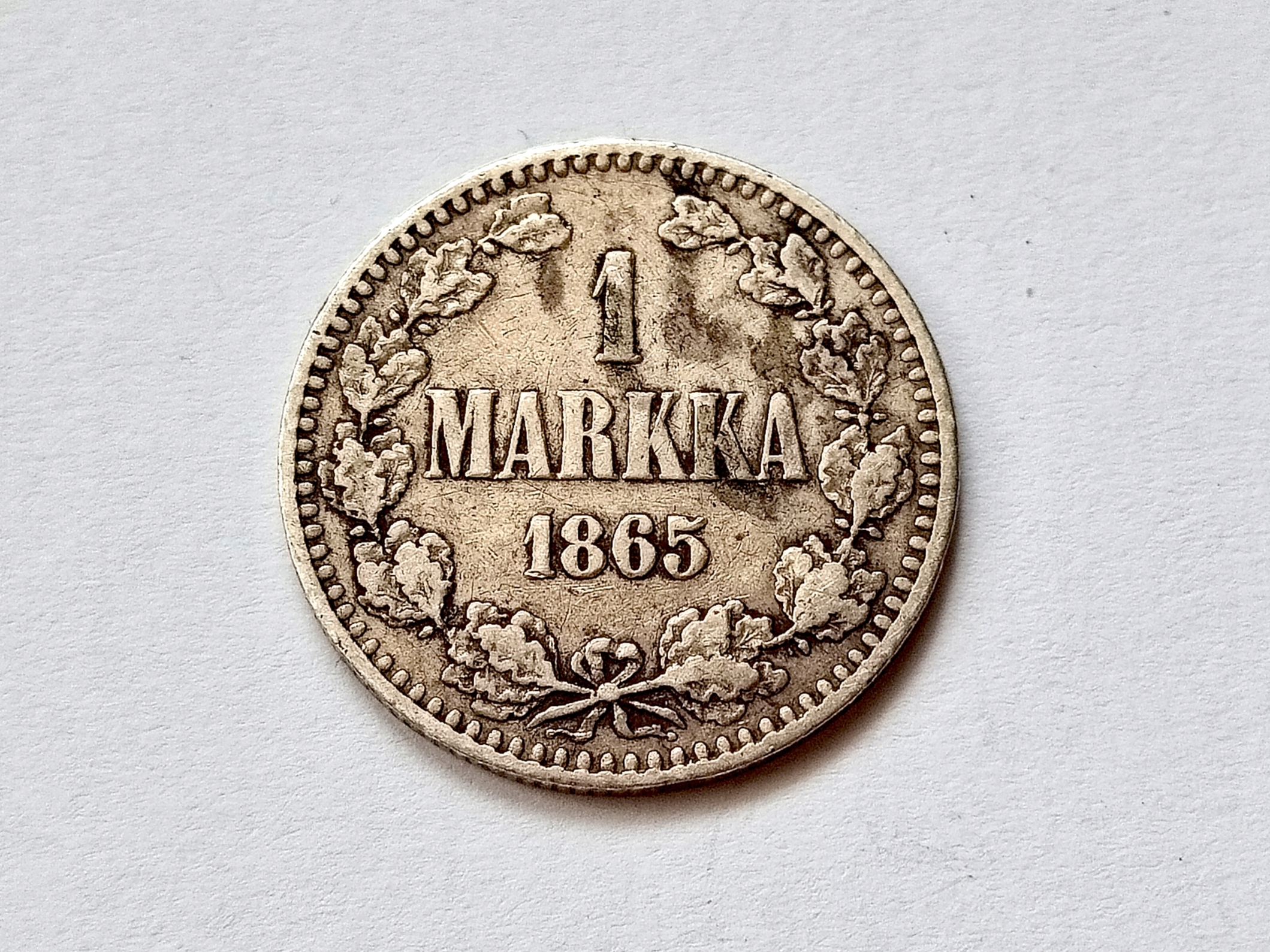 1 MARKKA 1865