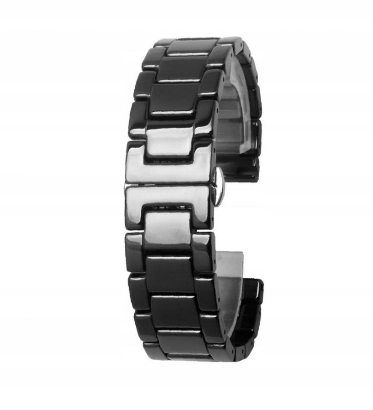 Keramický náramek pro chytré hodinky černý 22 mm
