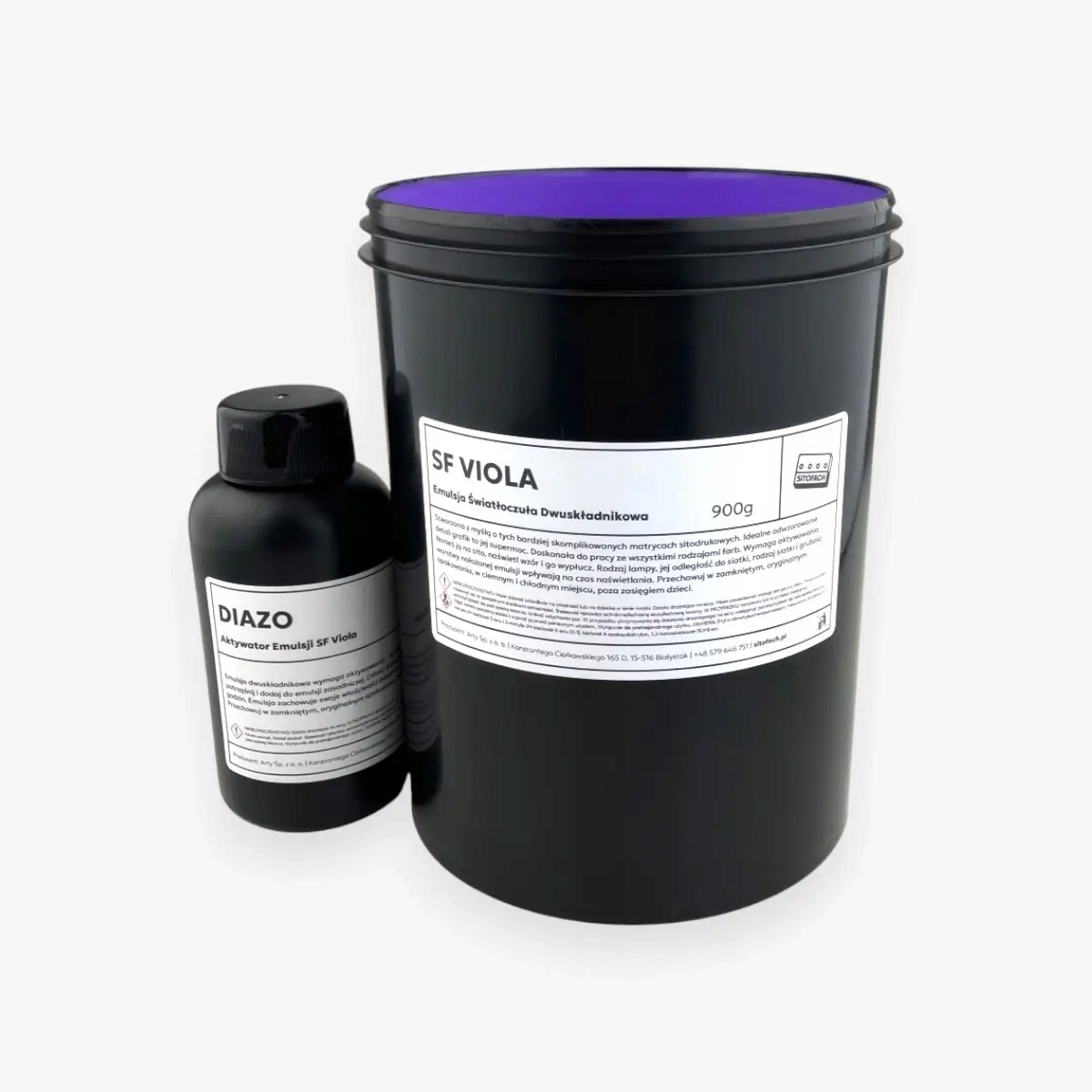 Světlocitlivá emulze dvousložková Sf Viola Sítotisk Sitofach 900 g