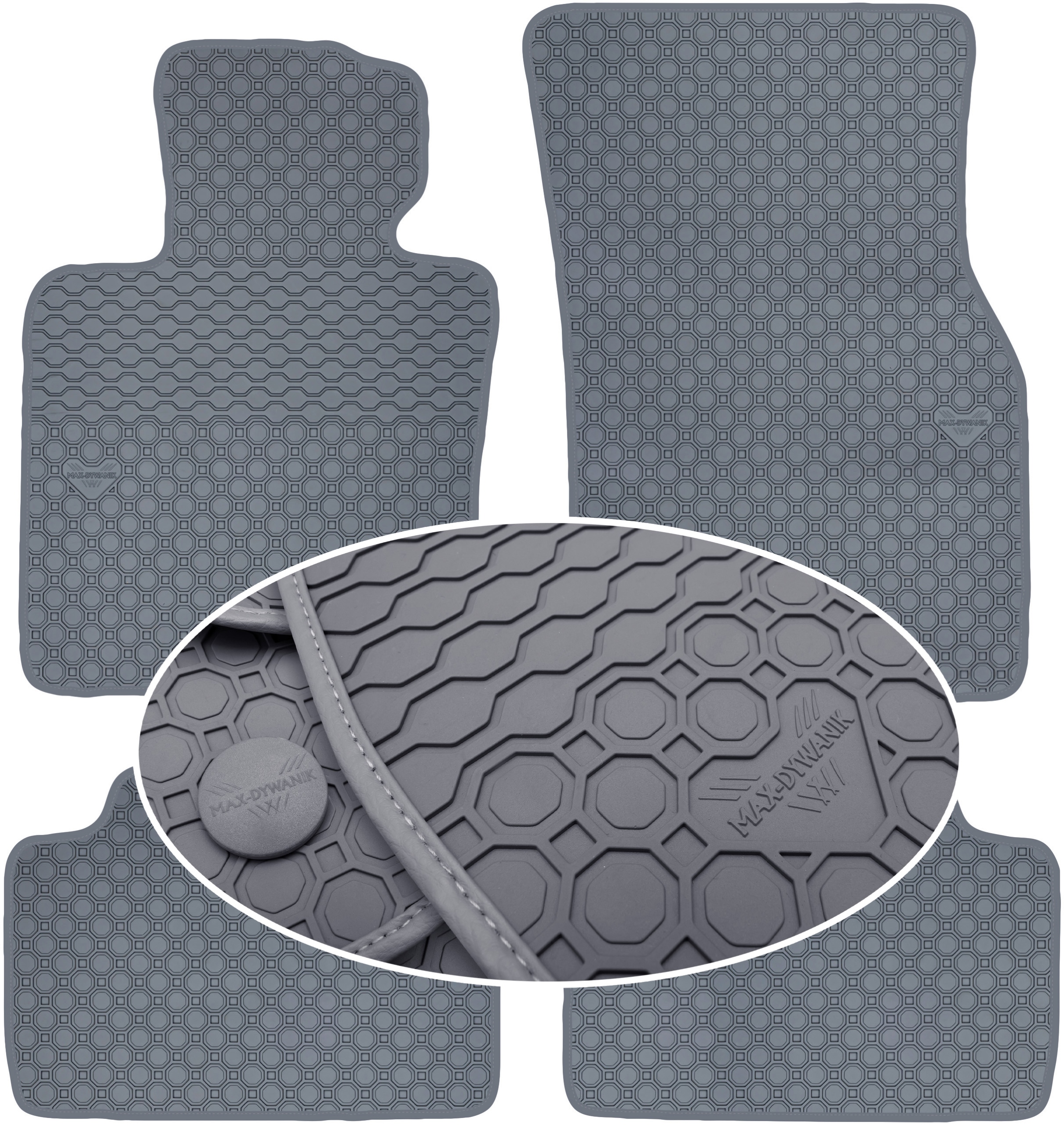 Mini Cooper III F55 14 Koberce Šedé