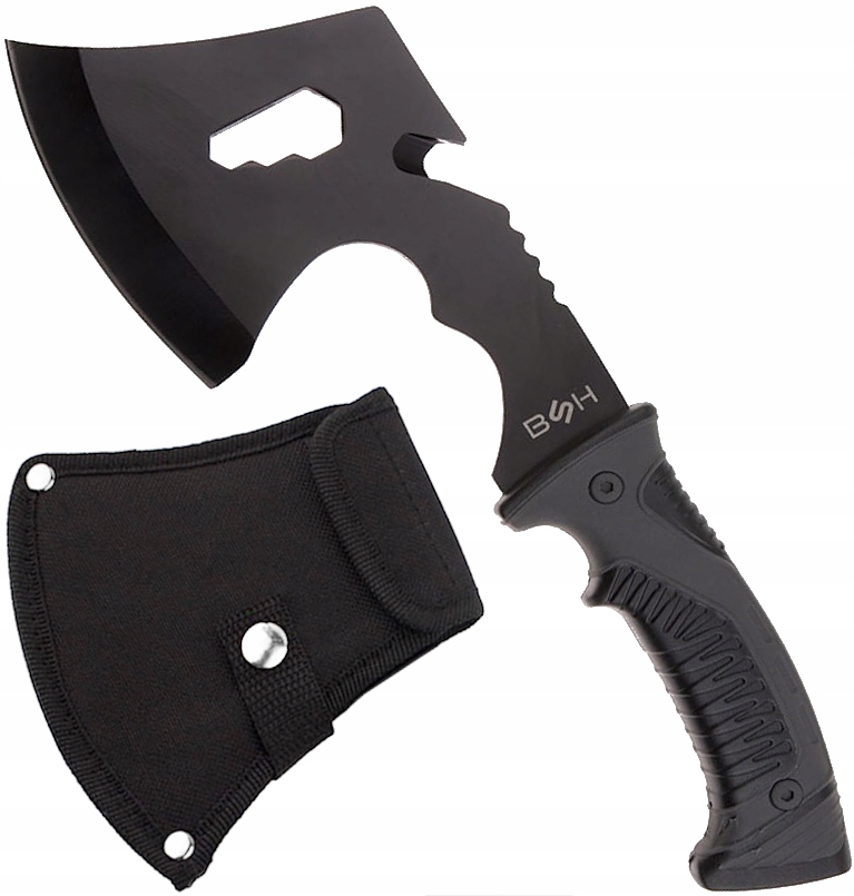 Toporek survivalowy taktyczny stal 420 z pokrowcem cordura N741
