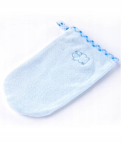 BC MYJKA RĘKAWICA DO KĄPIELI DZIECKA BLUE