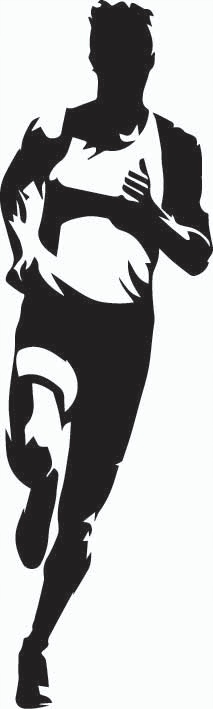 

Naklejka na auto samochód Biegacz 12cm