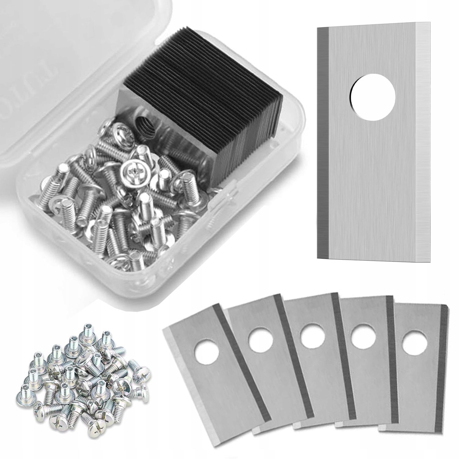 30 x Nůžky Na Čepele Pro Robotické Sekačky Parkside LIDL Šroub M5 Jsou 100% Vhodné