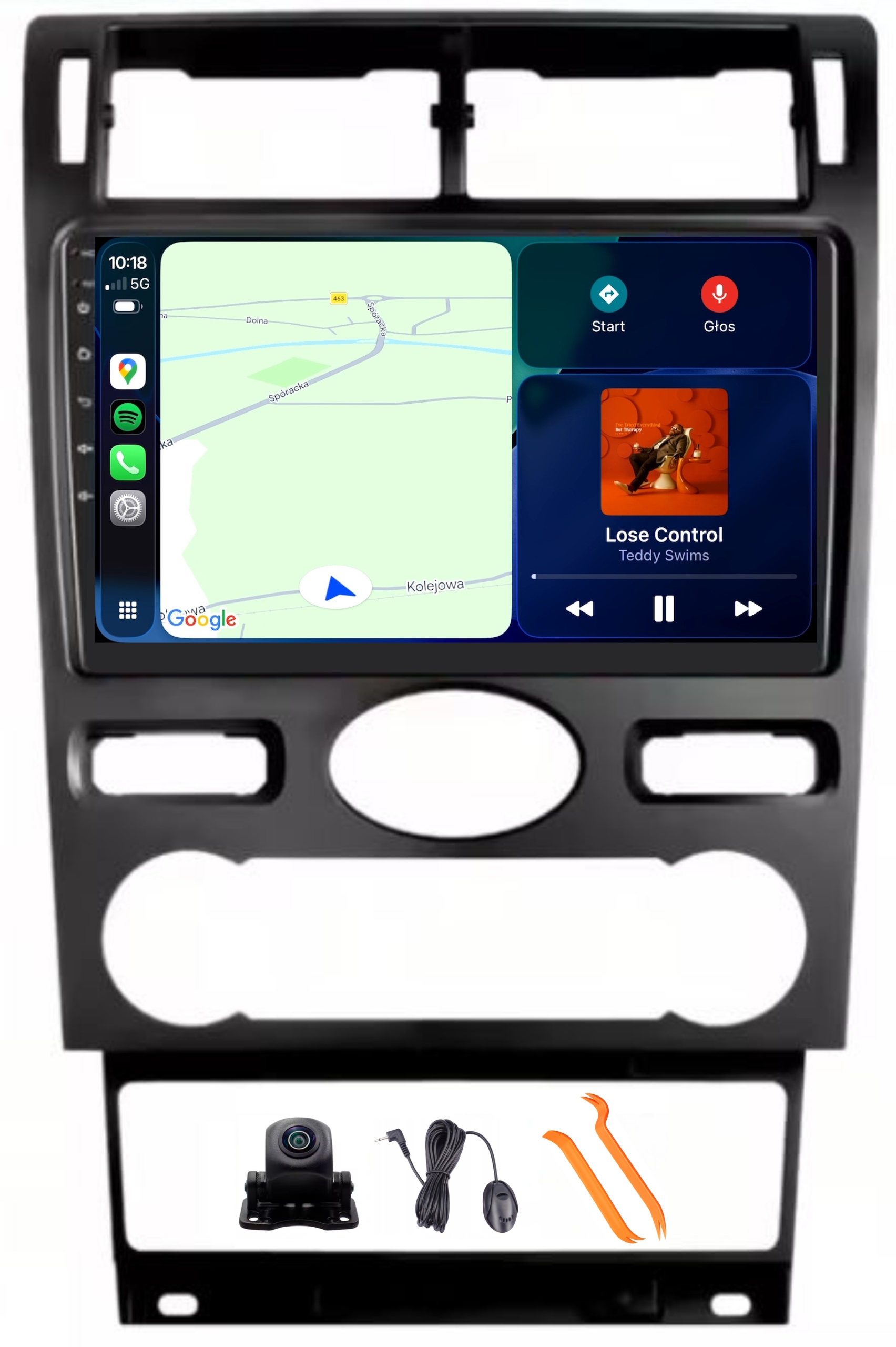 Rádio Android Navigácia Ford Mondeo MK3 00-07 Qled Apple Carplay Lte Gps