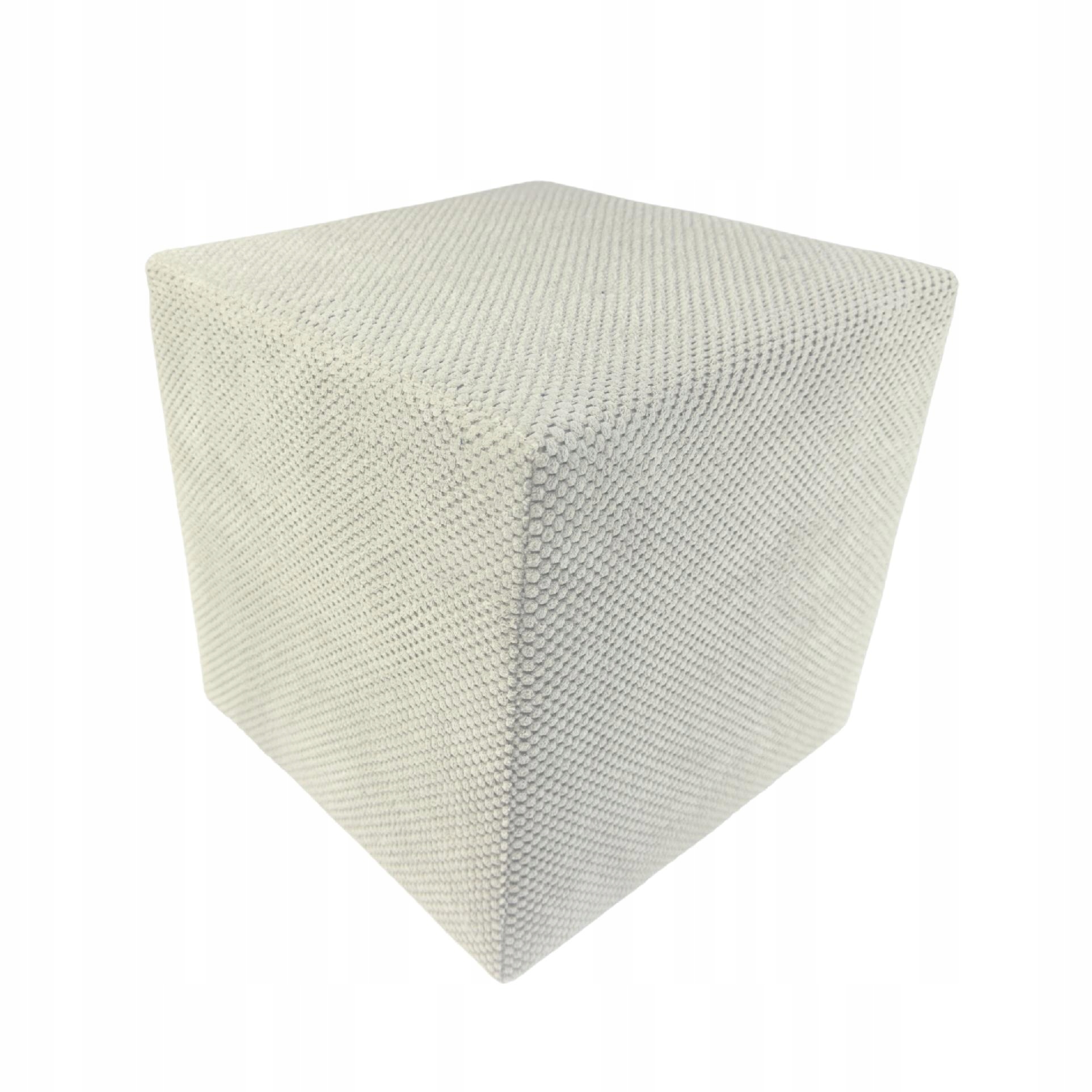 Taburet čtvercová zefir dot světle béžová