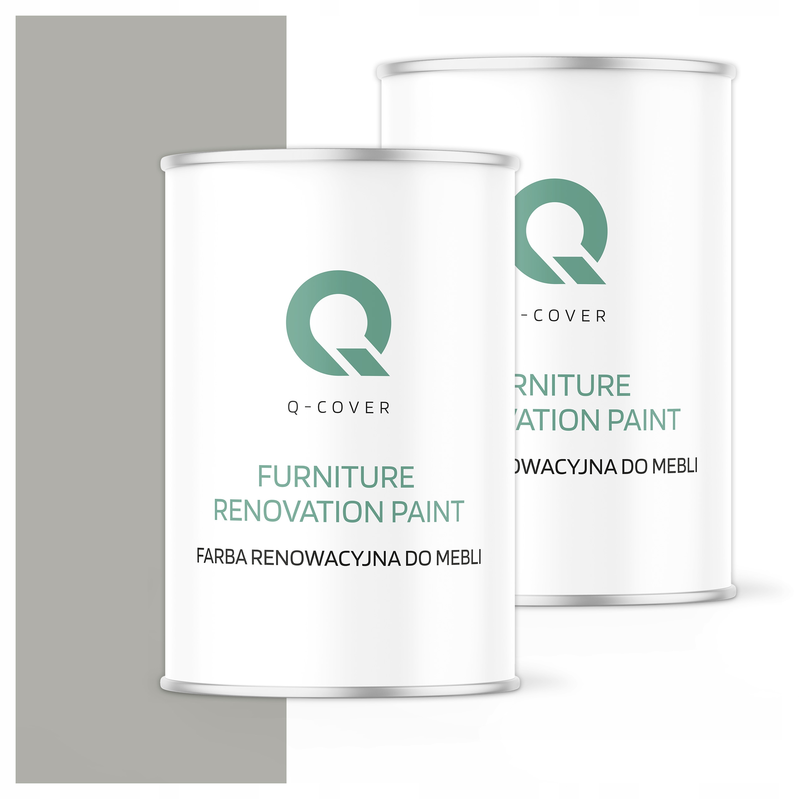 Farba na renováciu nábytku Mdf drevo 1L Ozdobná šedá achátová 7038 polomatná