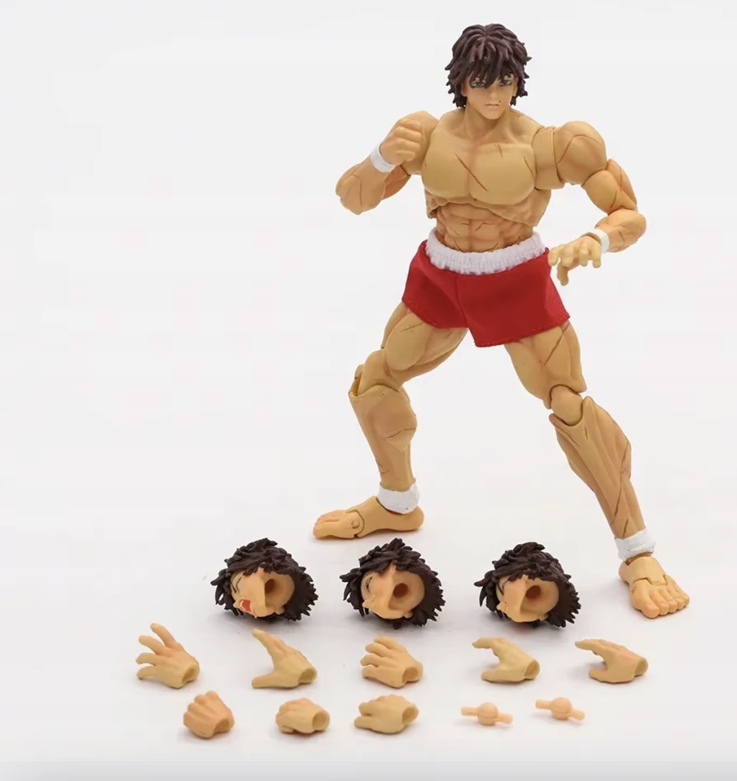 Pohyblivá figurka Baki Hanma Son Of Ogre akcesoria 17 cm 1/12