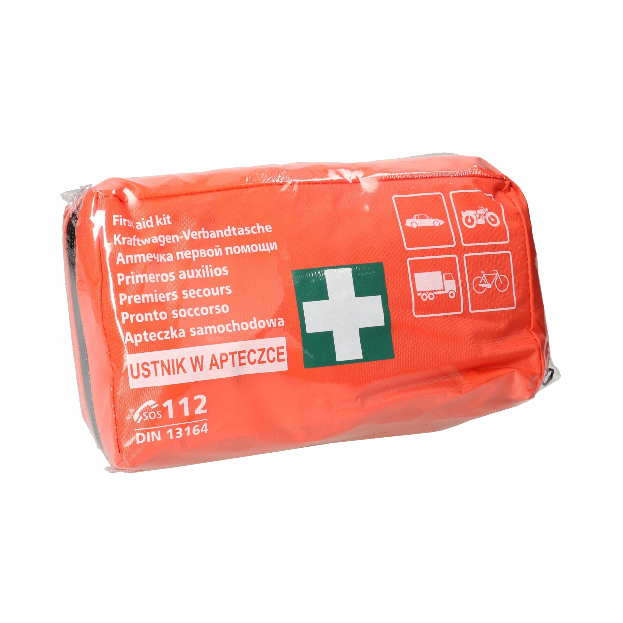 

Apteczka samochodowa wyposażona DIN13164 ustnik