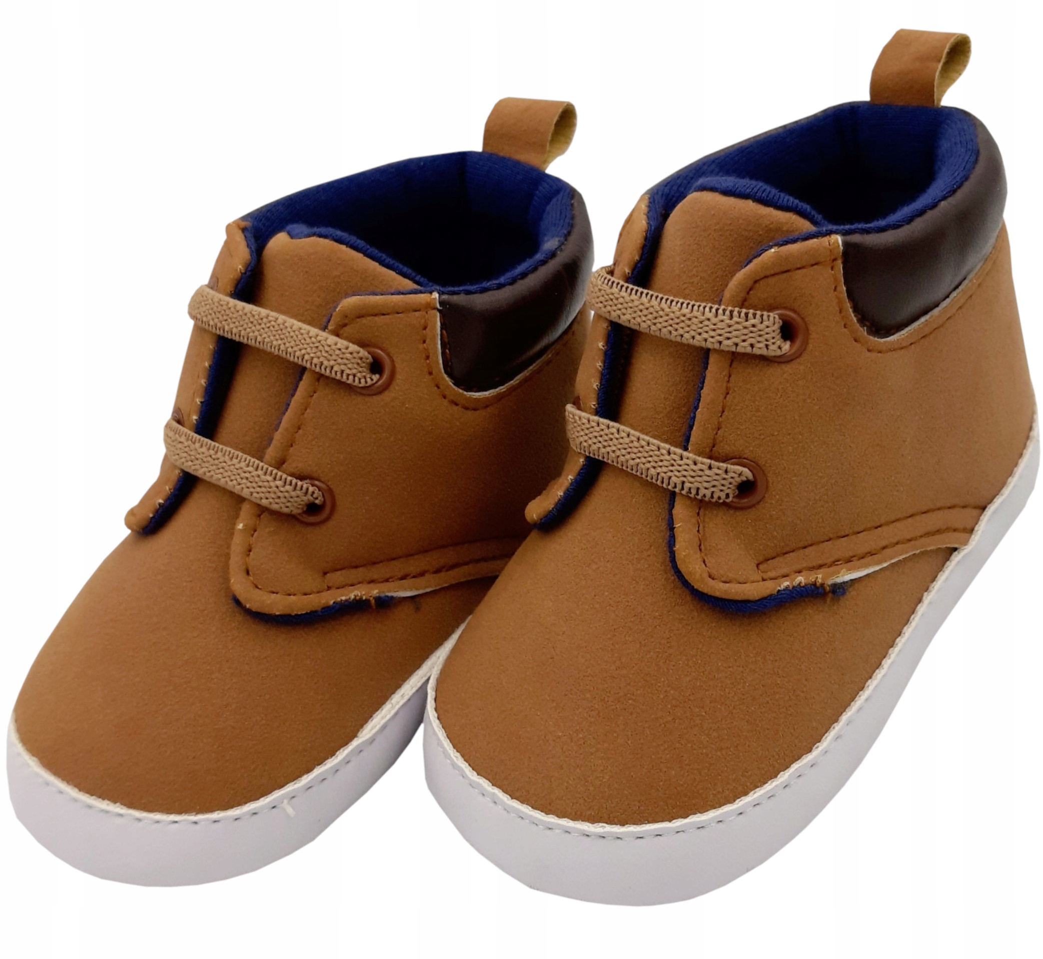 BUTY DLA NIEMOWLĄT BUCIKI NIEMOWLĘCE NIECHODKI PAPUCIE KAPCIE roz. 18 0-6mc Płeć chłopcy