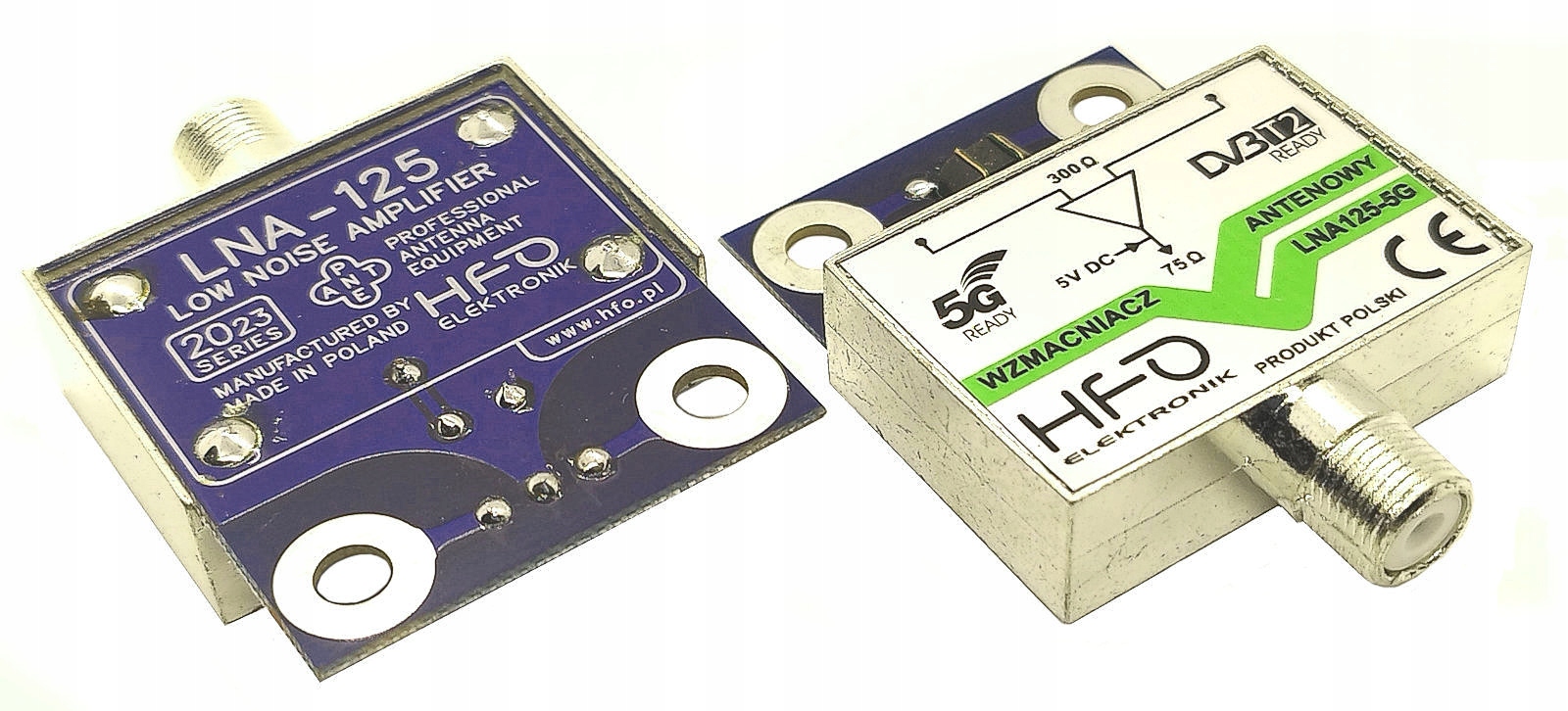 [2szt]Wzm Ant zasilany bezp. z dekodera 5V +20dB LNA125-5G bez zakłóceń Lte