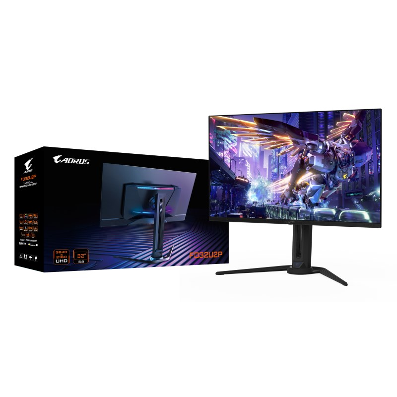 Gigabyte LCD 32" Gaming monitor Aorus FO32U2P, Oled, 3840 x 2160 Uhd,…