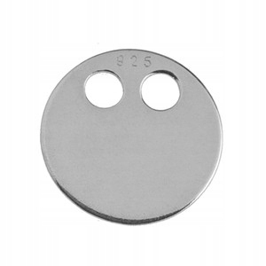 

Wisiorek zawieszka Kółko 7 Celebrytka srebro 925