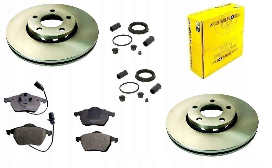 Kotouče Destičky Audi A4 B5 B6 B7 Audi A6 C5 Přední Sada Ventlované 288MM
