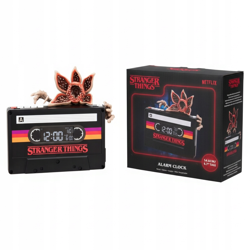 Stranger Things Demogorgon budík kazeta Paladone noční stůl dárek