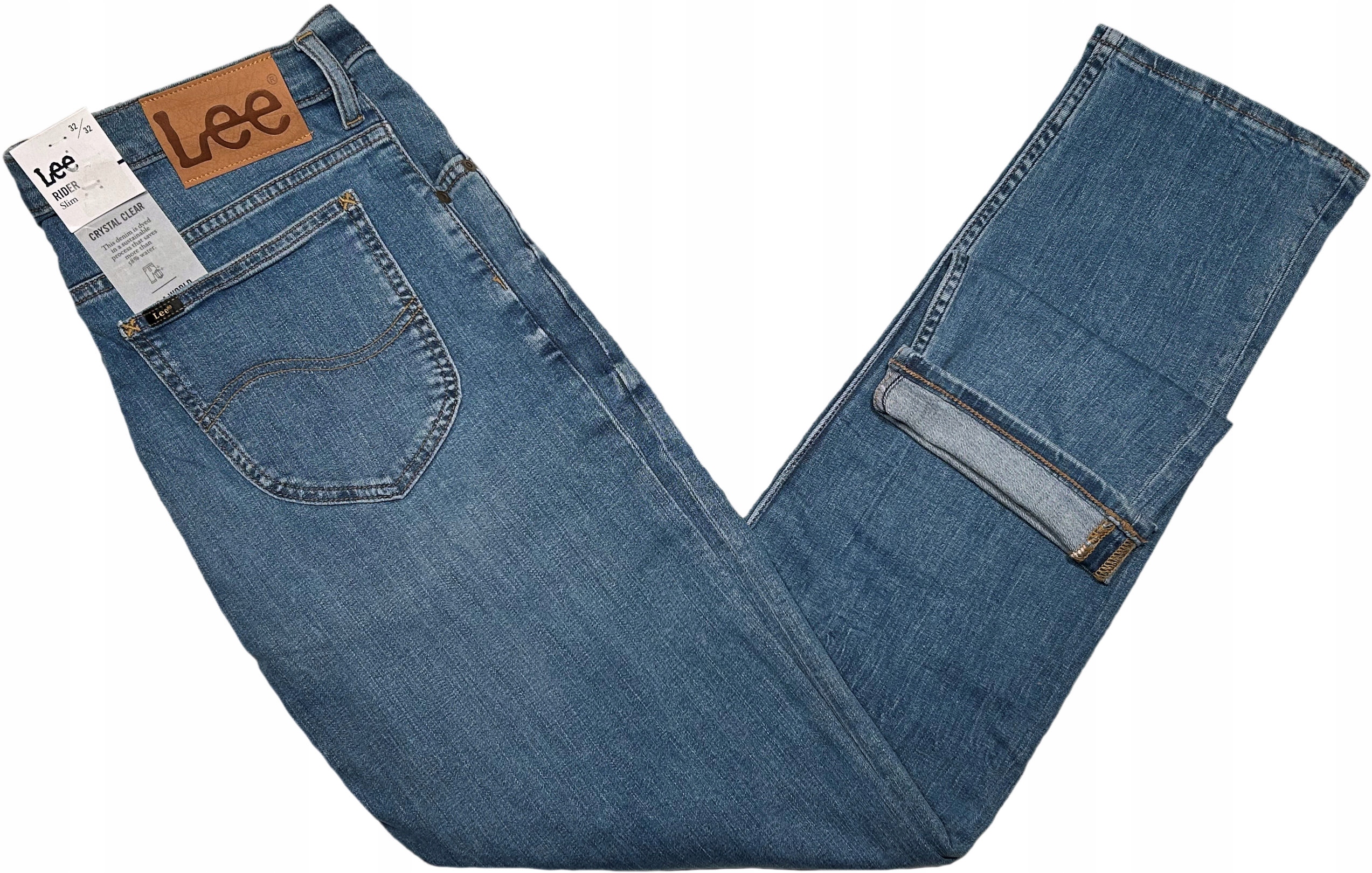 spodnie LEE RIDER zwężane W40 L34 selvage L701NLLT worn in cody