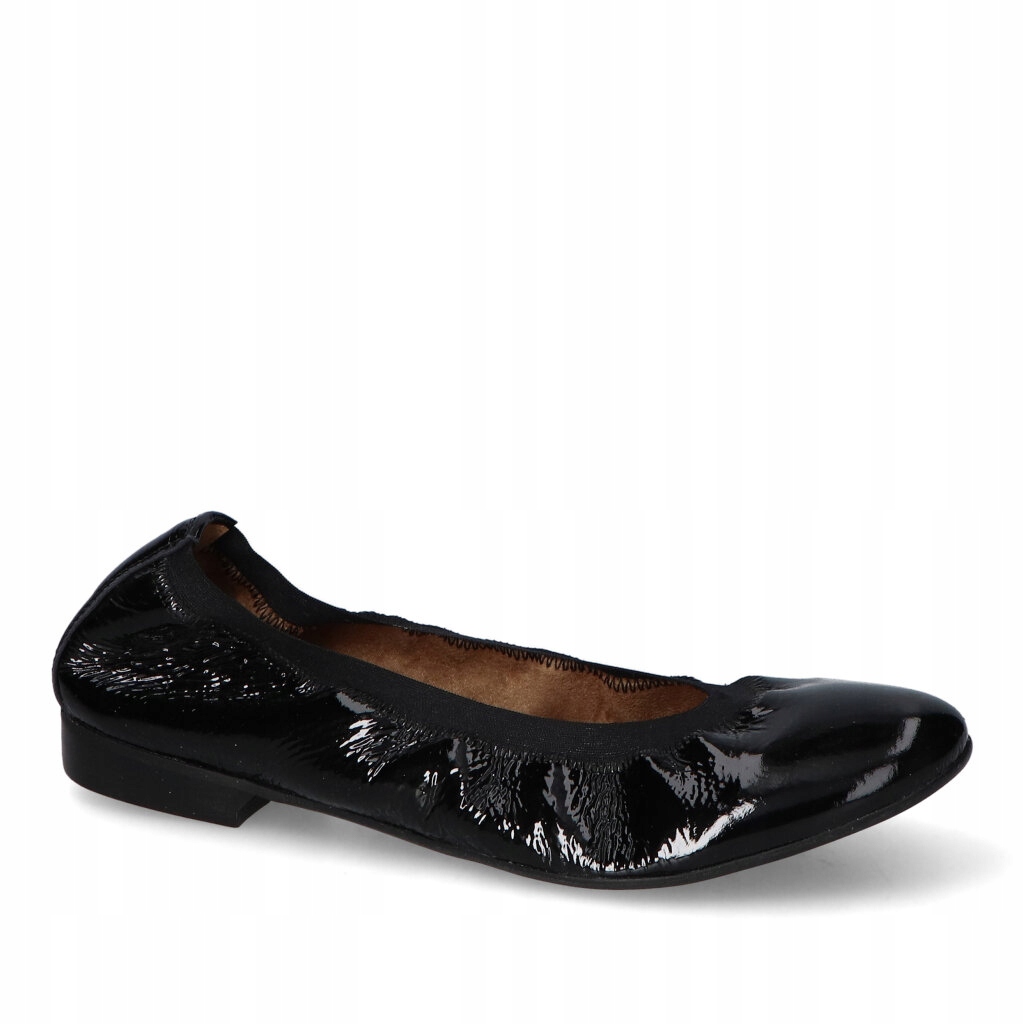 Baleríny Fabio Fabrizi 696 Černé Naplak 36