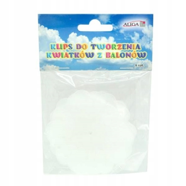 

Klipsy do Kwiatów Łącznik Balonów 8cm 6 sztuk