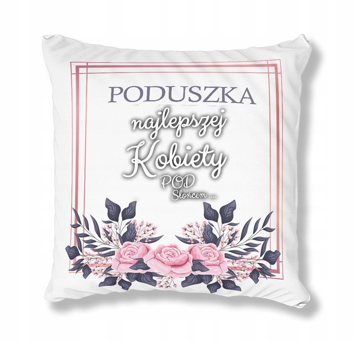 PODUSZKA BIAŁA PDM DZIEŃ KOBIET 03 IDEALNY PREZENT
