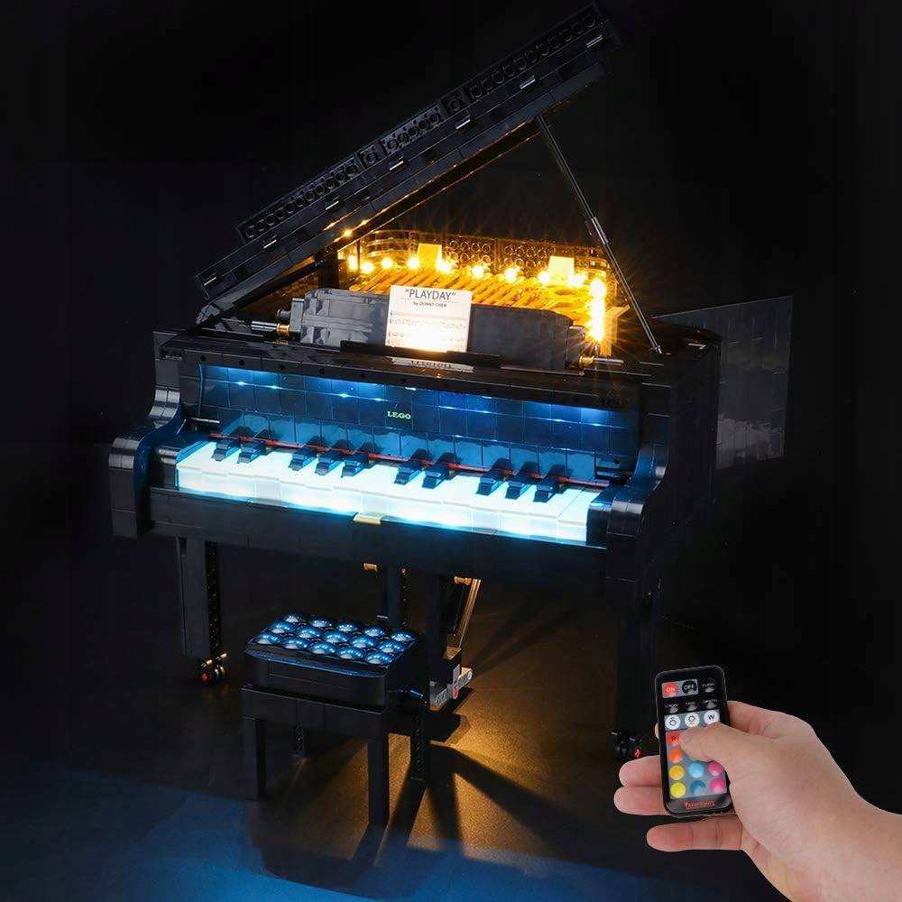 Briksmax Zestaw oświetlenia Led do Lego Grand Piano 21323