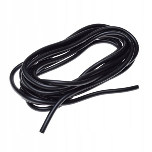 Wąż wężyk paliwa przewód na 5mm 5/8 czarny odporny gumowy 1szt. = 0,5m