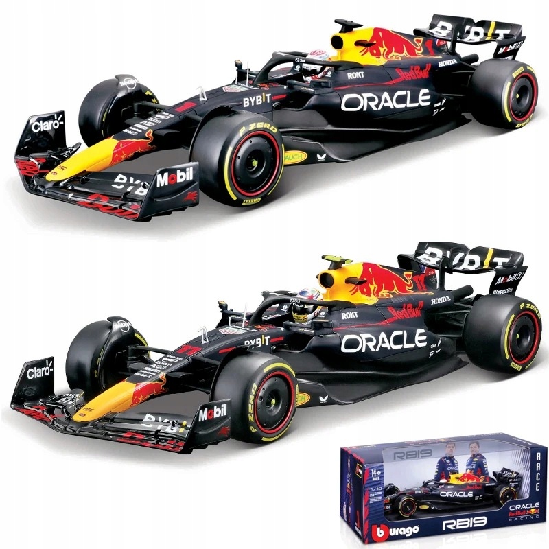 Model Auta Red Bull F1 1:18 Verstappen Nebo Perez Pro Fana