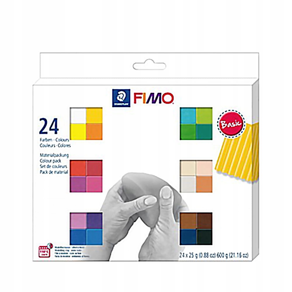 

Zestaw Fimo soft Basic 24x25g Staedtler Sd-