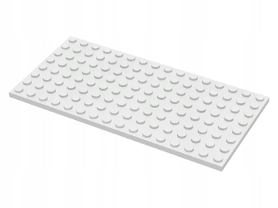 LEGO 92438 PŁYTKA 8x16 BIAŁA NOWA (17g)