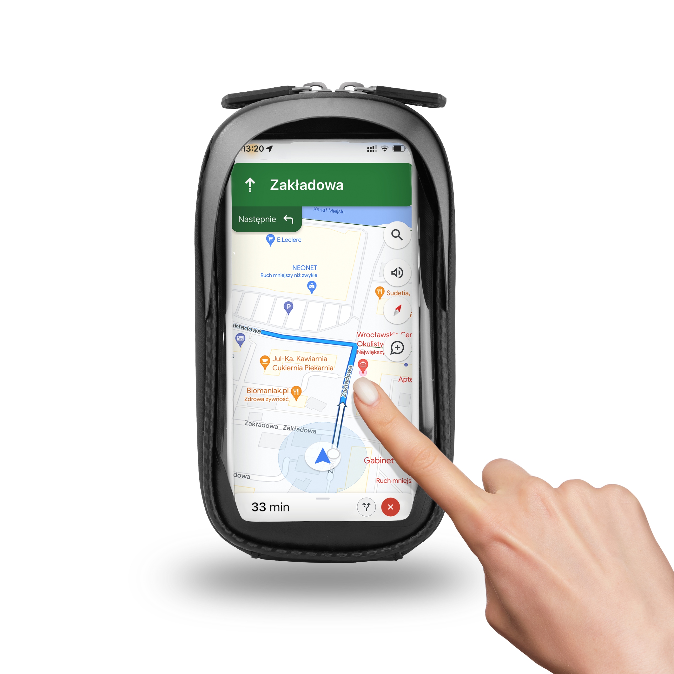 Torba ROWEROWA, uchwyt na telefon SAKWA WODOODPORNA na rower PREMIUM M EAN (GTIN) 5904413390121