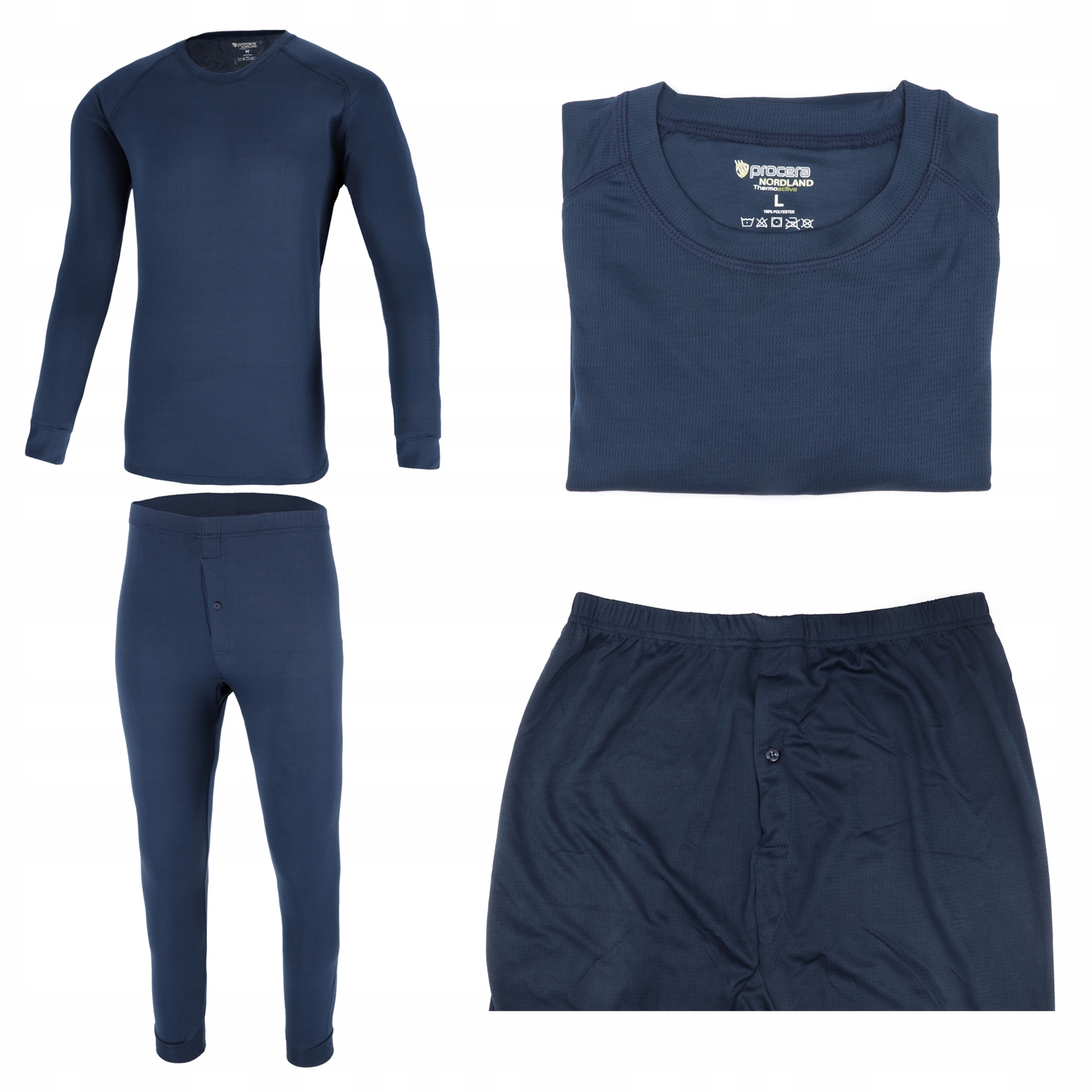 BIELIZNA TERMOAKTYWNA MĘSKA KOMPLET GÓRA DÓŁ NA ZIMĘ KOSZULKA + KALESONY XL