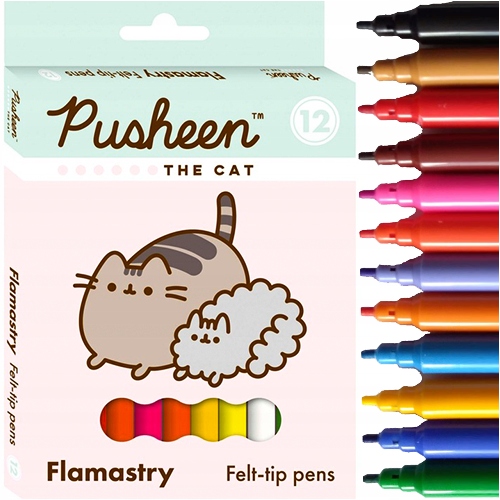 

Pisaki Flamastry Mazaki Kotek Pusheen