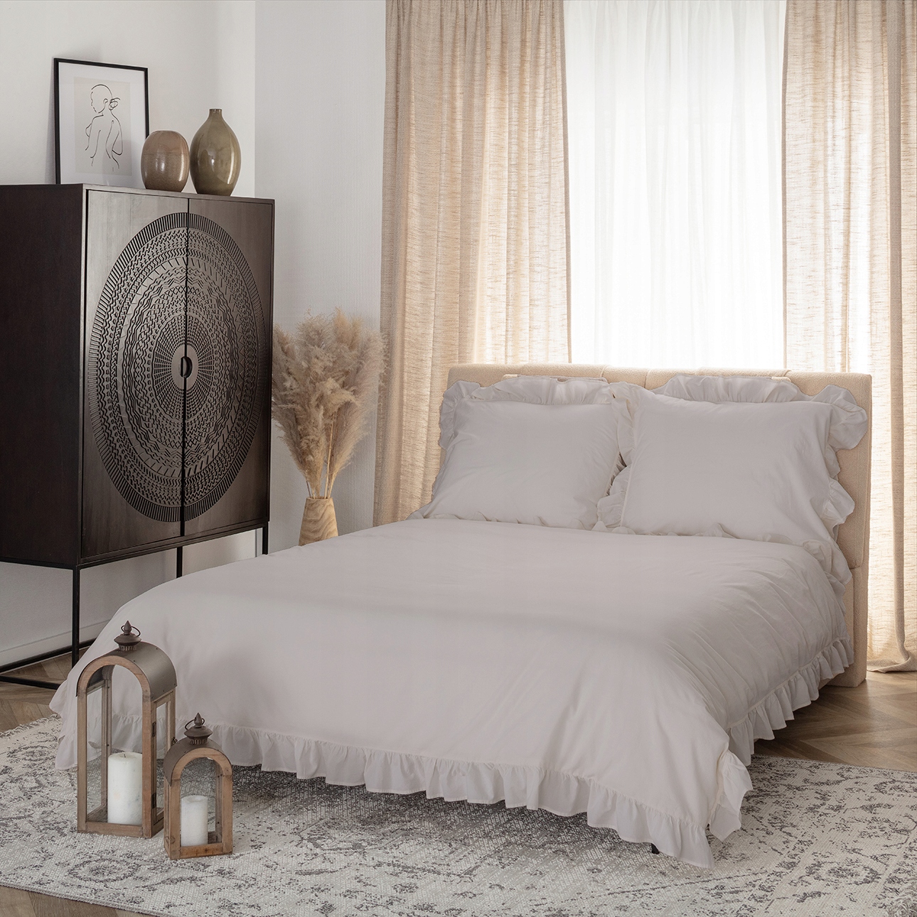 Dekoria Posteľná Bielizeň Cotton 200 x 220 cm opál grey šedá