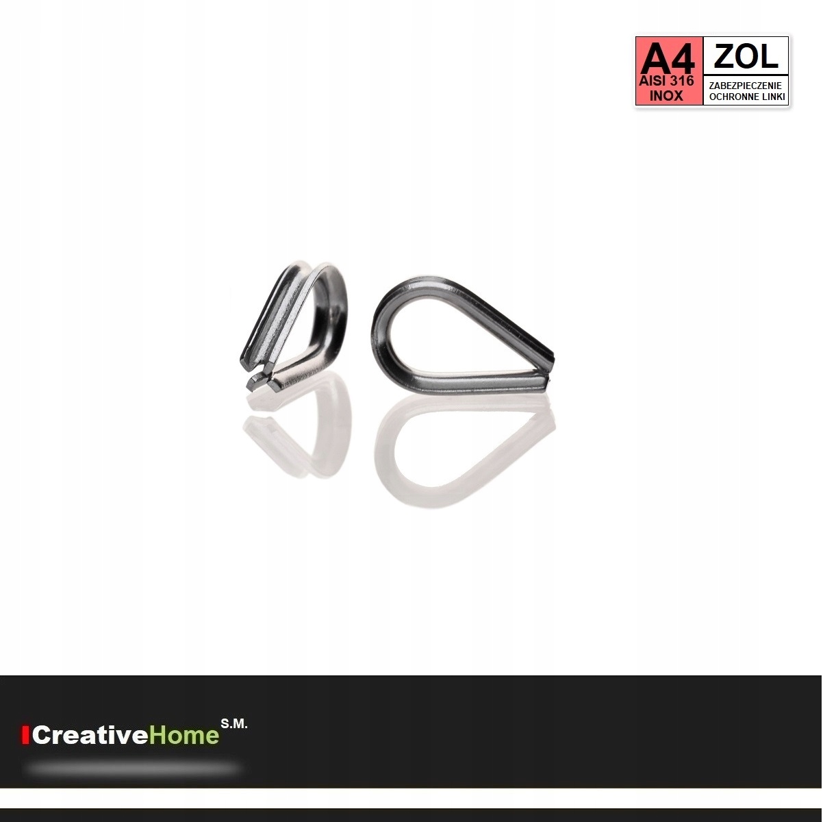 3m Z14 KARNISZ LINKA LINKOWY DO ZASŁON TARASOWYCH OGRODOWYCH NA TARAS ŻYŁKA Kolor srebrny