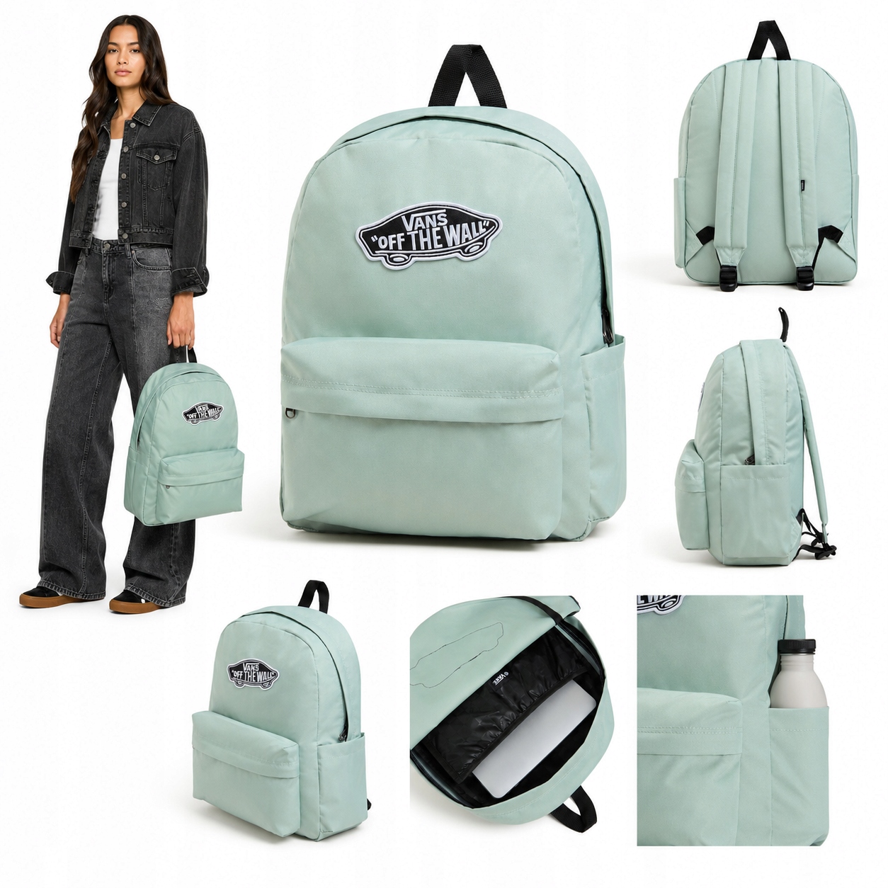 Batoh Vans Old Skool zelený 22L městský školní unisex