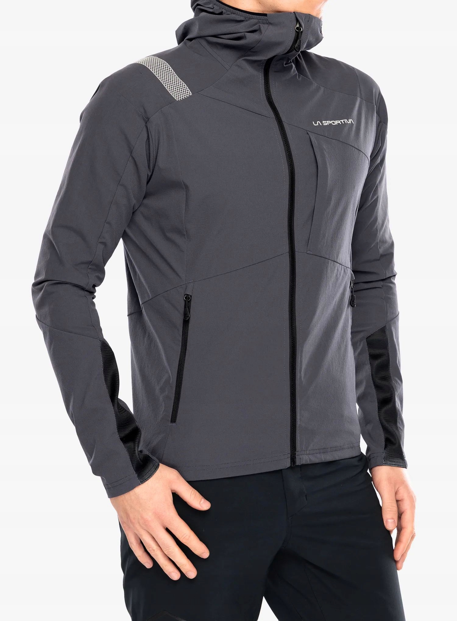 Softshellová bunda La Sportiva Aequilibrium Speed Jacket onyx/chalk L