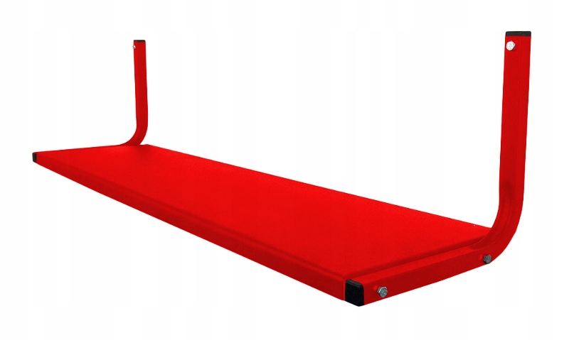 Kovová nástěnná police 95 cm PG1R samostatná gastronomická loftová garáž