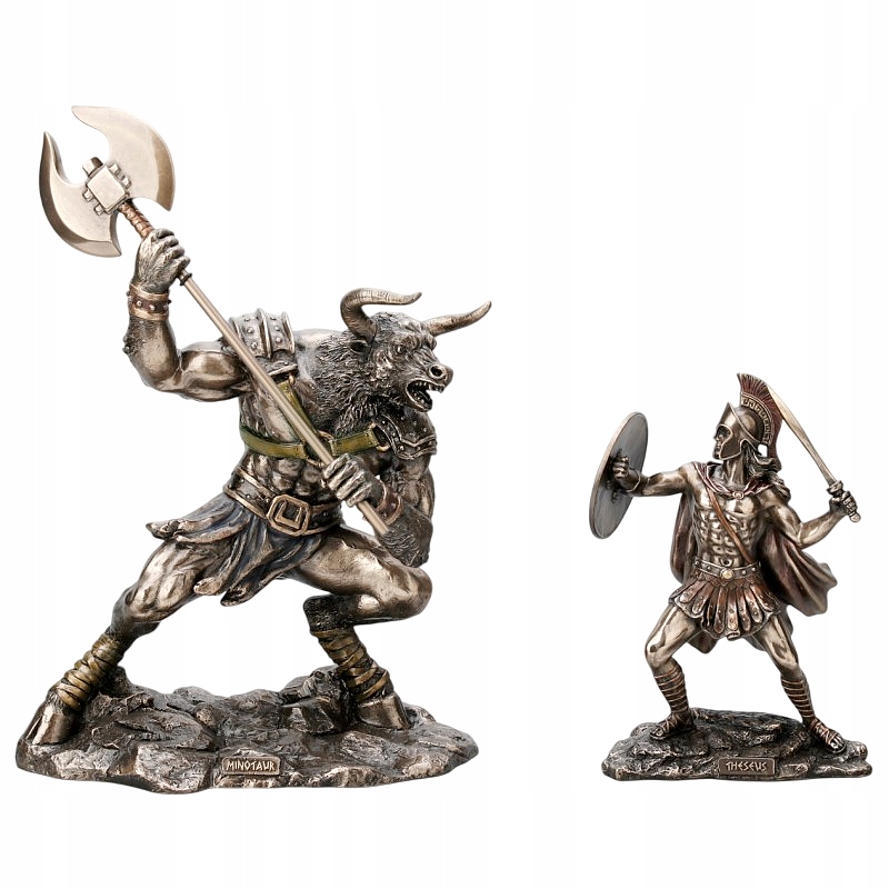 Tezeusz A Minotaur Sada Figúrok Veronese Mytológia Darček Pre Historika