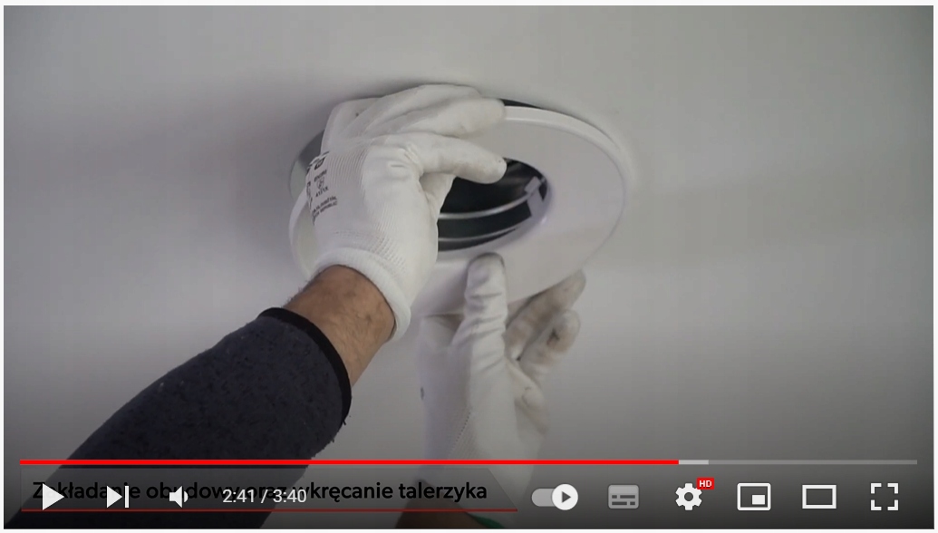 Zestaw anemostat ASV fi 100 biały DARCO + Filtr Kod producenta ASV100-ML.B