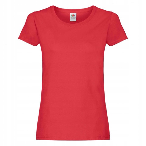 

Tshirt damski koszulka Fruit of Loom Czerwony L