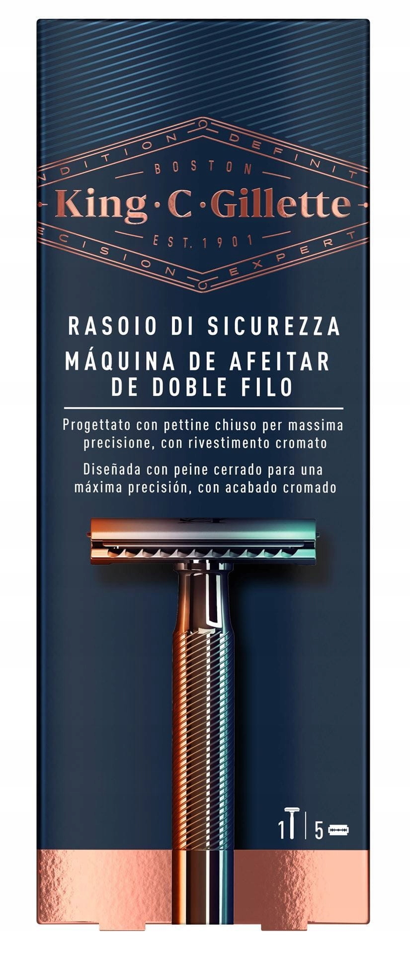 Holicí strojek na žiletky King C Gillette